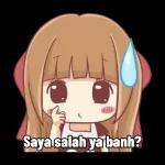 Saya salah ya banh?