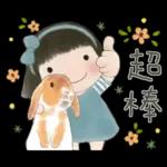 玲玲與沛沛女孩37-繪畫風