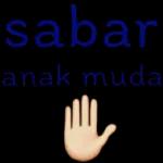 sabar anak muda