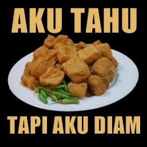 AKU TAHU TAPI AKU DIAM - getsticker.com