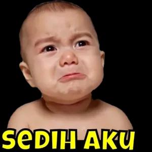 sedih AKU - getsticker.com