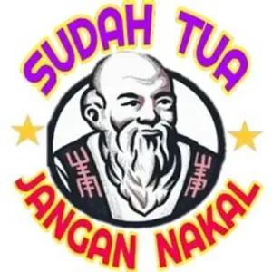 SUDAH TUA JANGAN NAKAL - getsticker.com