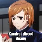 Kamfret diread doang