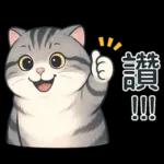 貓系列(4)-灰色虎斑貓