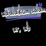 Wa'alaikumussalām warahmatullahi wabarakatuh