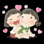 玲玲與沛沛女孩37-繪畫風