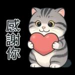 貓系列(4)-灰色虎斑貓