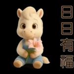 可愛白馬-日常實用貼