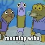menatap wibu
