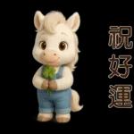 可愛白馬-日常實用貼