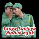 ADUN 8 LINMAS tanya kopinya diaduk ngak
