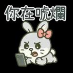 灰兔兔溫馨日常貼圖