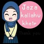Jaza kallahu kheir Thank you