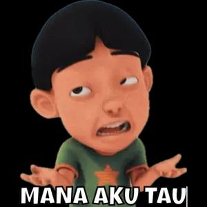 MANA AKU TAU - getsticker.com