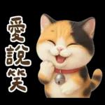 花貓可愛日常實用貼圖