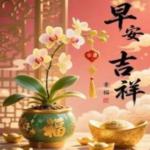 早安 吉祥 - getsticker.com