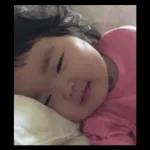 The child is sleeping soundly.