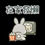 灰兔兔溫馨日常貼圖