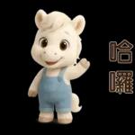 可愛白馬-日常實用貼