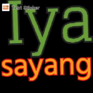 Iya sayang - getsticker.com