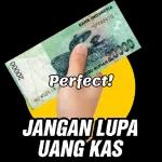 20000 BANK INDONESIA HEP852414 HEP85241 20000 Ka RIBU RUPIAH Perfect! JANGAN LUPA UANG KAS