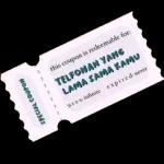 SPECIAL COUPON this coupon is redeemable for: TELFONAN YANG LAMA SAMA KAMU uses: infinite expired: never