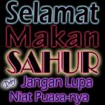 SelamatMakanSAHURJangan LupaDronyNiat Puasa-nya