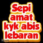 Sepi amat kyk abis lebaran