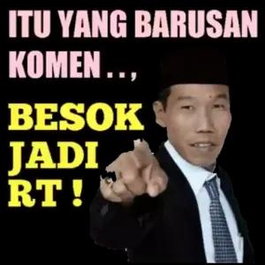ITU YANG BARUSAN KOMEN..., BESOK JADI RT ! - getsticker.com
