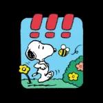 一隻黃色懶貓 x Snoopy
