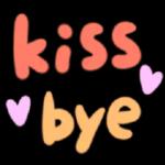 kiss bye