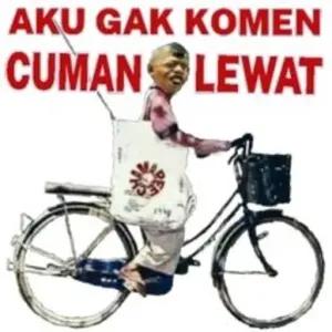 Aku gak komen lewat - getsticker.com