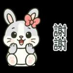 灰兔兔溫馨日常貼圖