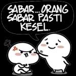 Makan dulu abah
agar kuat dalam menerima kenyataan