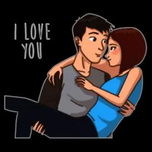 | LOVE YOU  - getsticker.com