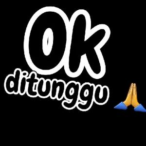 Ok ditunggu - getsticker.com