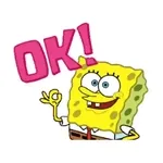                              Spongebob ajaTOP STICKERS