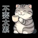 貓系列(4)-灰色虎斑貓