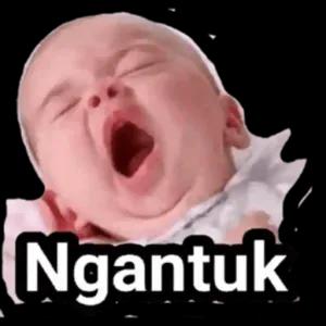 Ngantuk  - getsticker.com