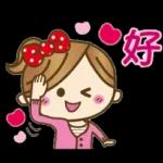 girl sticker 02291🙆‍♀️