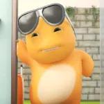 Dino Kuning (5)TOP STICKERS