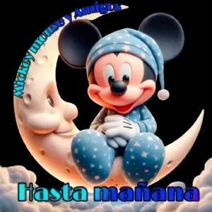 Mickey mouse y Amigos, Hasta mañana - getsticker.com