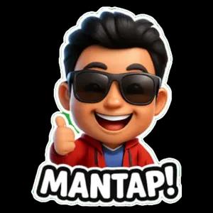 MANTAP! - getsticker.com