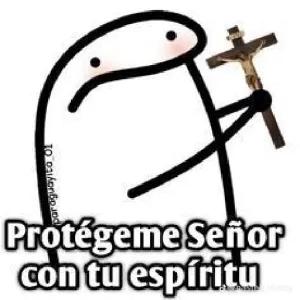 Protégeme Señor con tu espíritu - getsticker.com