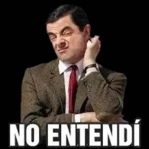 NO ENTENDÍ - getsticker.com