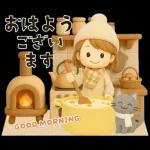 【3D】背景が動く♡大人ガーリー＊冬