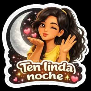 Ten linda noche - getsticker.com