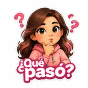 ¿Qué pasó? - getsticker.com