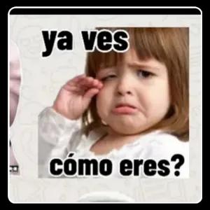 ya ves como eres? - getsticker.com