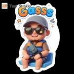 Text Sticker Gasss
